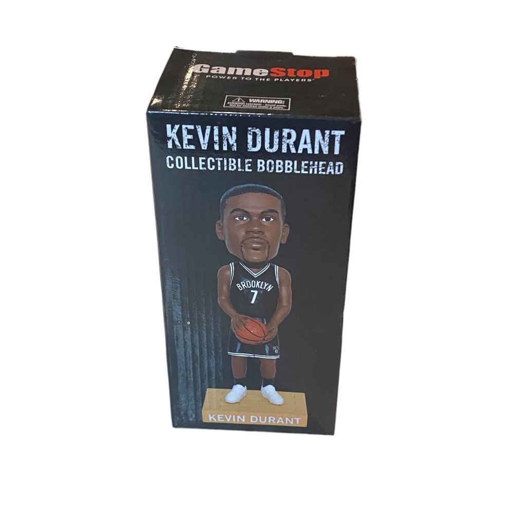 Kevin Durant Collectible Bobblehead Brooklyn 7 Basketball Gamestop Exclusive